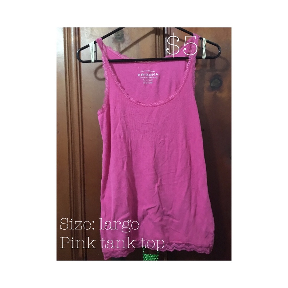 Pink tank top